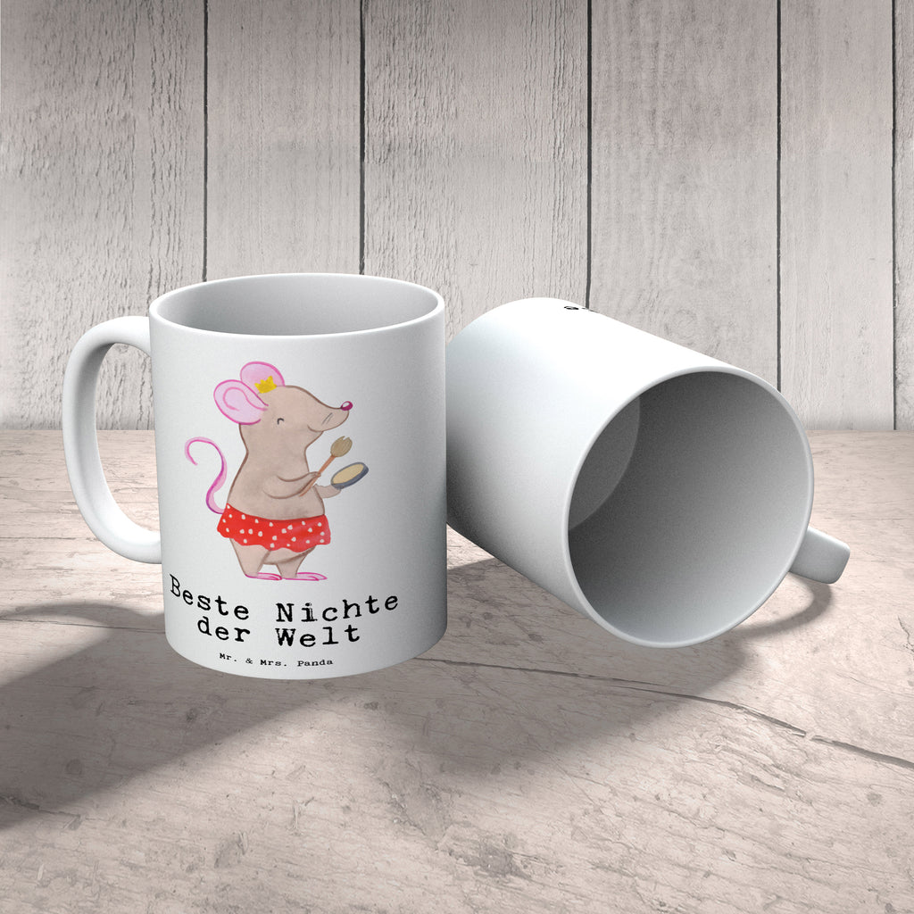 Tasse Maus Beste Nichte der Welt Becher, Kaffeetasse, Kaffeebecher, Tee, Frühstück, Büro, für, Dankeschön, Geschenk, Schenken, Geburtstag, Geburtstagsgeschenk, Geschenkidee, Danke, Bedanken, Mitbringsel, Freude machen, Geschenktipp, Nichte, Onkel, Tante, Patentante, Patenonkel, Patenkind, Taufe, Tochter der Schwester, Tochter des Bruders, Beste