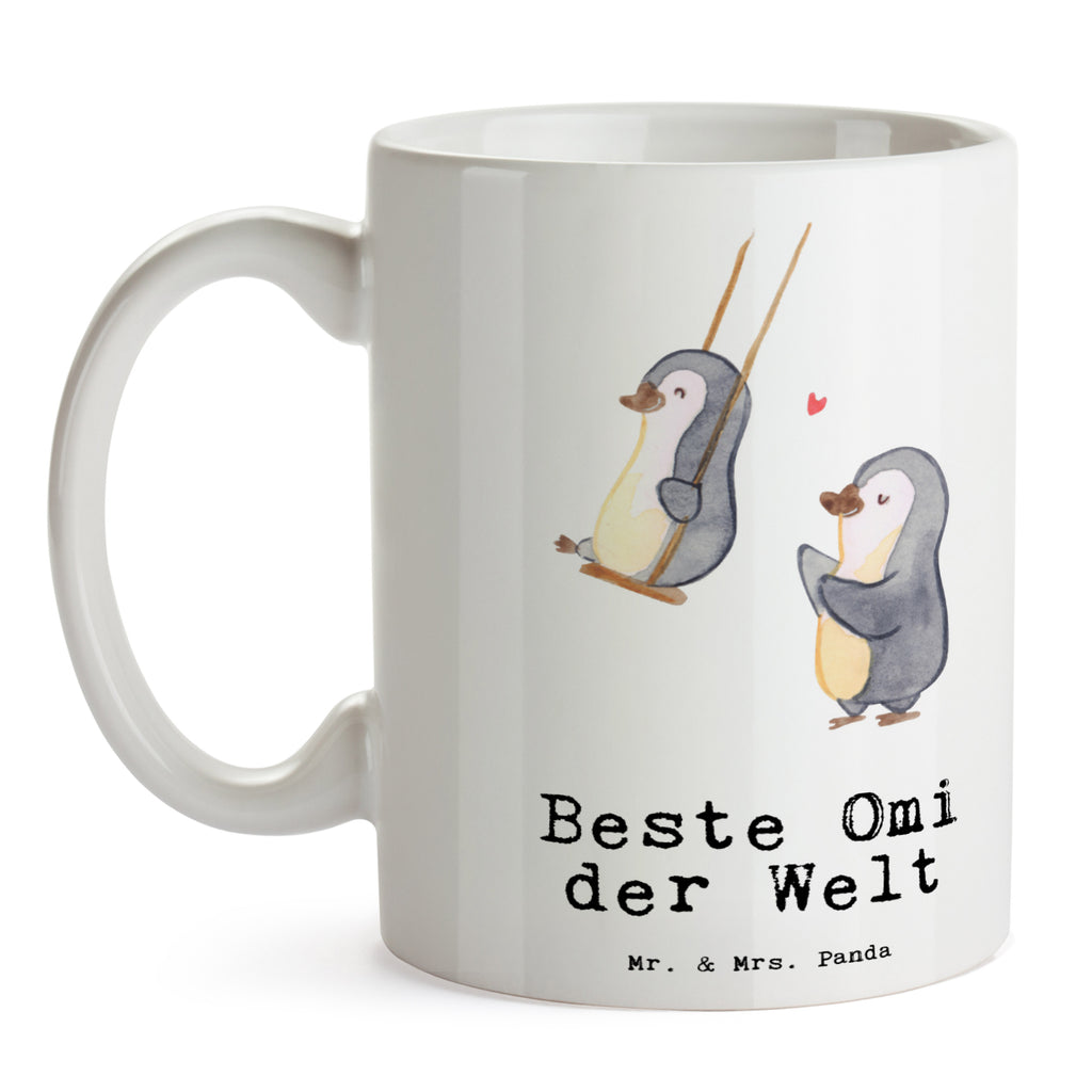 Tasse Pinguin Beste Omi der Welt Becher, Kaffeetasse, Kaffeebecher, Tee, Frühstück, Büro, für, Dankeschön, Geschenk, Schenken, Geburtstag, Geburtstagsgeschenk, Geschenkidee, Danke, Bedanken, Mitbringsel, Freude machen, Geschenktipp, Großmutter, Oma, Omi, Großpapa, Großmama, Enkel, Enkelin, Enkelkind, Kleinigkeit, Ommi, Omma, Bester