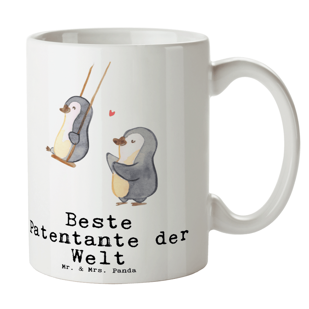 Tasse Pinguin Beste Patentante der Welt Becher, Kaffeetasse, Kaffeebecher, Tee, Frühstück, Büro, für, Dankeschön, Geschenk, Schenken, Geburtstag, Geburtstagsgeschenk, Geschenkidee, Danke, Bedanken, Mitbringsel, Freude machen, Geschenktipp, Patentante, Paten Tante, Lieblingstante, Taufpartner, Taufe, Familie, Kleinigkeit, Nichte, Neffe