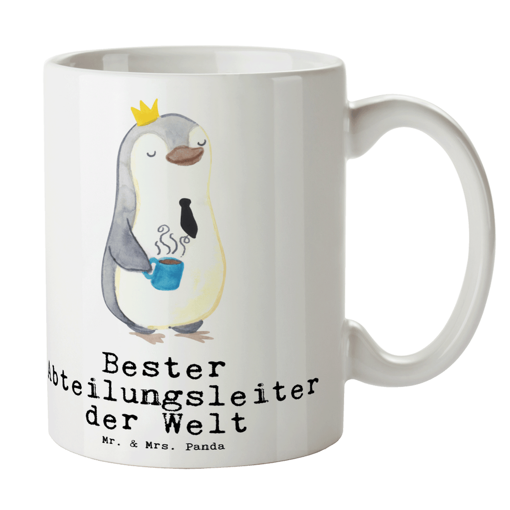 Tasse Pinguin Bester Abteilungsleiter der Welt Becher, Kaffeetasse, Kaffeebecher, Tee, Frühstück, Büro, für, Dankeschön, Geschenk, Schenken, Geburtstag, Geburtstagsgeschenk, Geschenkidee, Danke, Bedanken, Mitbringsel, Freude machen, Geschenktipp, Abteilungsleiter, Leiter, Geschäftsführer, Vorgesetzter, Kollege, Arbeit, Abschiedsgeschenk, Ruhestand, Abschied, Chef