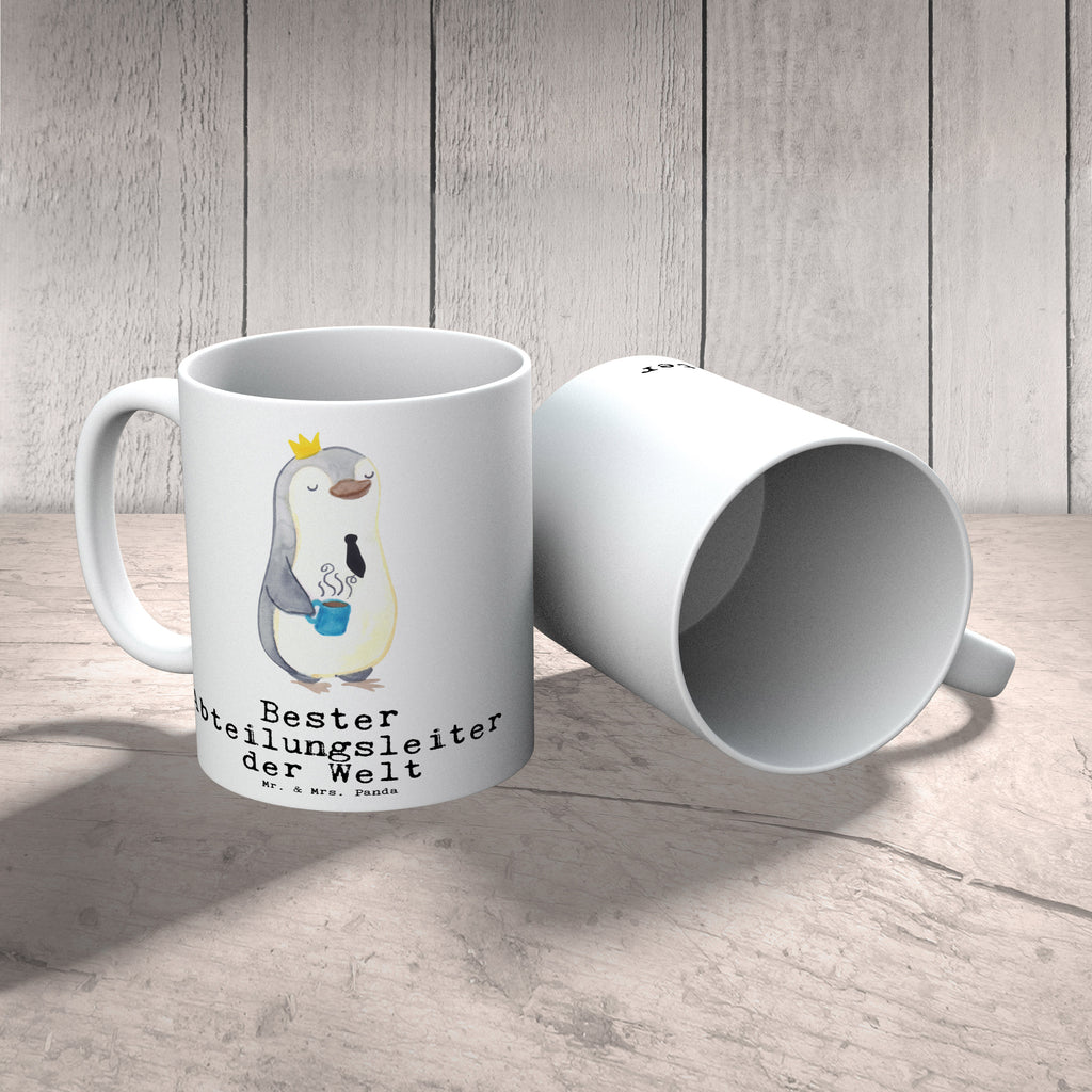 Tasse Pinguin Bester Abteilungsleiter der Welt Becher, Kaffeetasse, Kaffeebecher, Tee, Frühstück, Büro, für, Dankeschön, Geschenk, Schenken, Geburtstag, Geburtstagsgeschenk, Geschenkidee, Danke, Bedanken, Mitbringsel, Freude machen, Geschenktipp, Abteilungsleiter, Leiter, Geschäftsführer, Vorgesetzter, Kollege, Arbeit, Abschiedsgeschenk, Ruhestand, Abschied, Chef