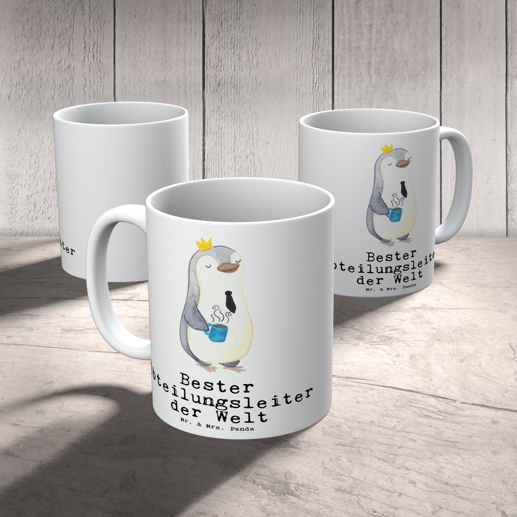 Tasse Pinguin Bester Abteilungsleiter der Welt Becher, Kaffeetasse, Kaffeebecher, Tee, Frühstück, Büro, für, Dankeschön, Geschenk, Schenken, Geburtstag, Geburtstagsgeschenk, Geschenkidee, Danke, Bedanken, Mitbringsel, Freude machen, Geschenktipp, Abteilungsleiter, Leiter, Geschäftsführer, Vorgesetzter, Kollege, Arbeit, Abschiedsgeschenk, Ruhestand, Abschied, Chef
