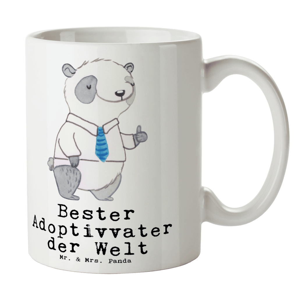 Tasse Panda Bester Adoptivvater der Welt Becher, Kaffeetasse, Kaffeebecher, Tee, Frühstück, Büro, für, Dankeschön, Geschenk, Schenken, Geburtstag, Geburtstagsgeschenk, Geschenkidee, Danke, Bedanken, Mitbringsel, Freude machen, Geschenktipp, Adoptiv vater, Adoption, adoptiert, Adoptivvater