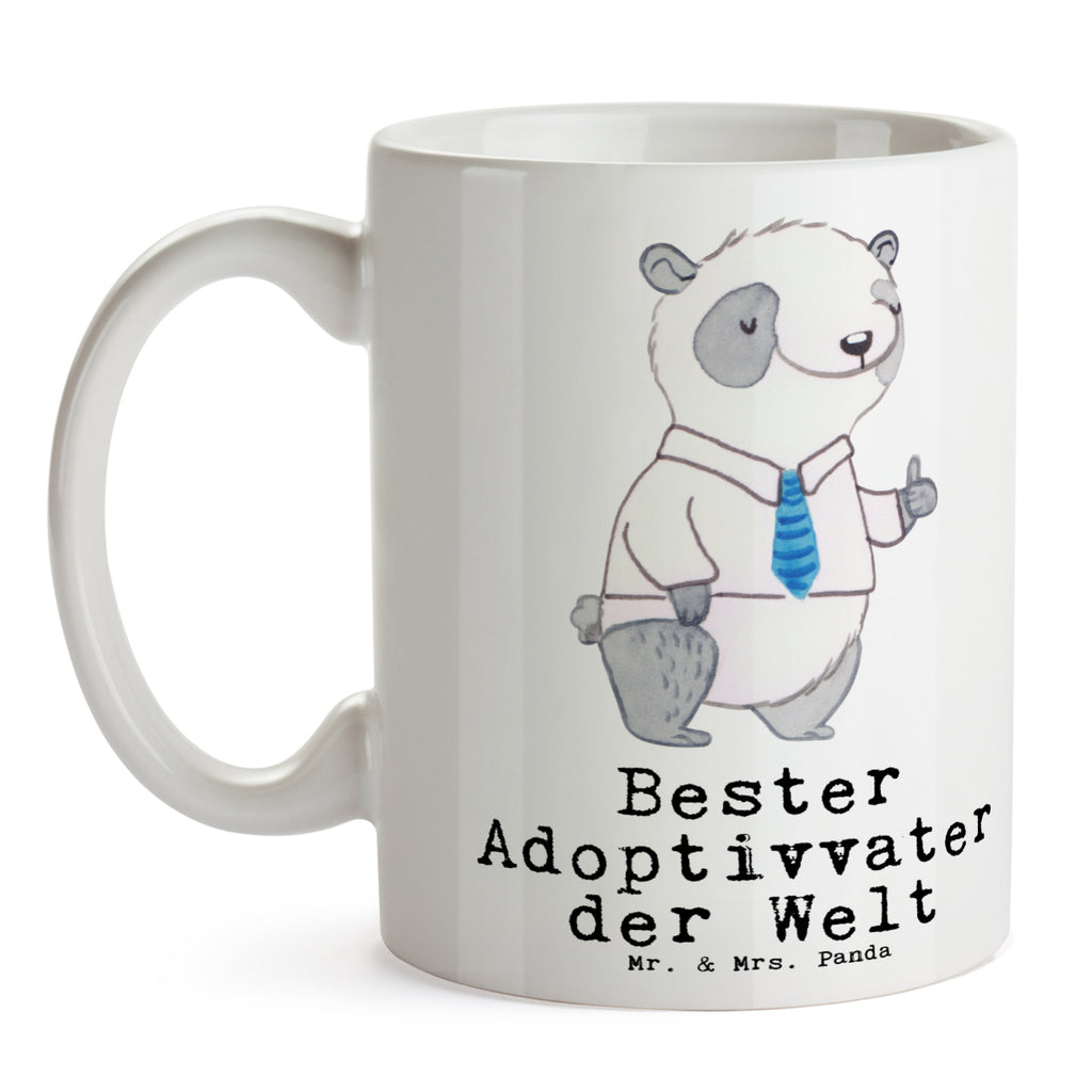 Tasse Panda Bester Adoptivvater der Welt Becher, Kaffeetasse, Kaffeebecher, Tee, Frühstück, Büro, für, Dankeschön, Geschenk, Schenken, Geburtstag, Geburtstagsgeschenk, Geschenkidee, Danke, Bedanken, Mitbringsel, Freude machen, Geschenktipp, Adoptiv vater, Adoption, adoptiert, Adoptivvater