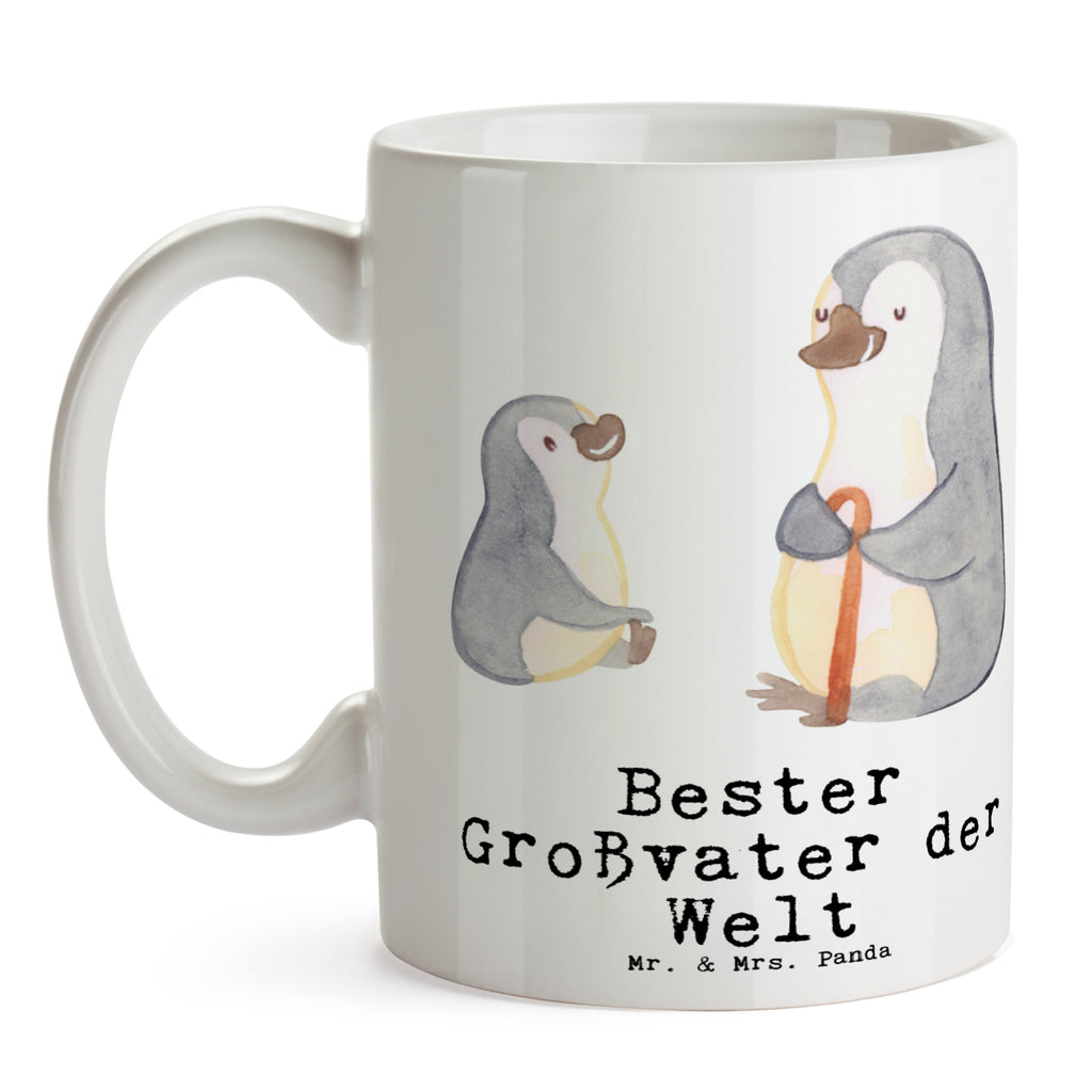 Tasse Pinguin Bester Großvater der Welt
