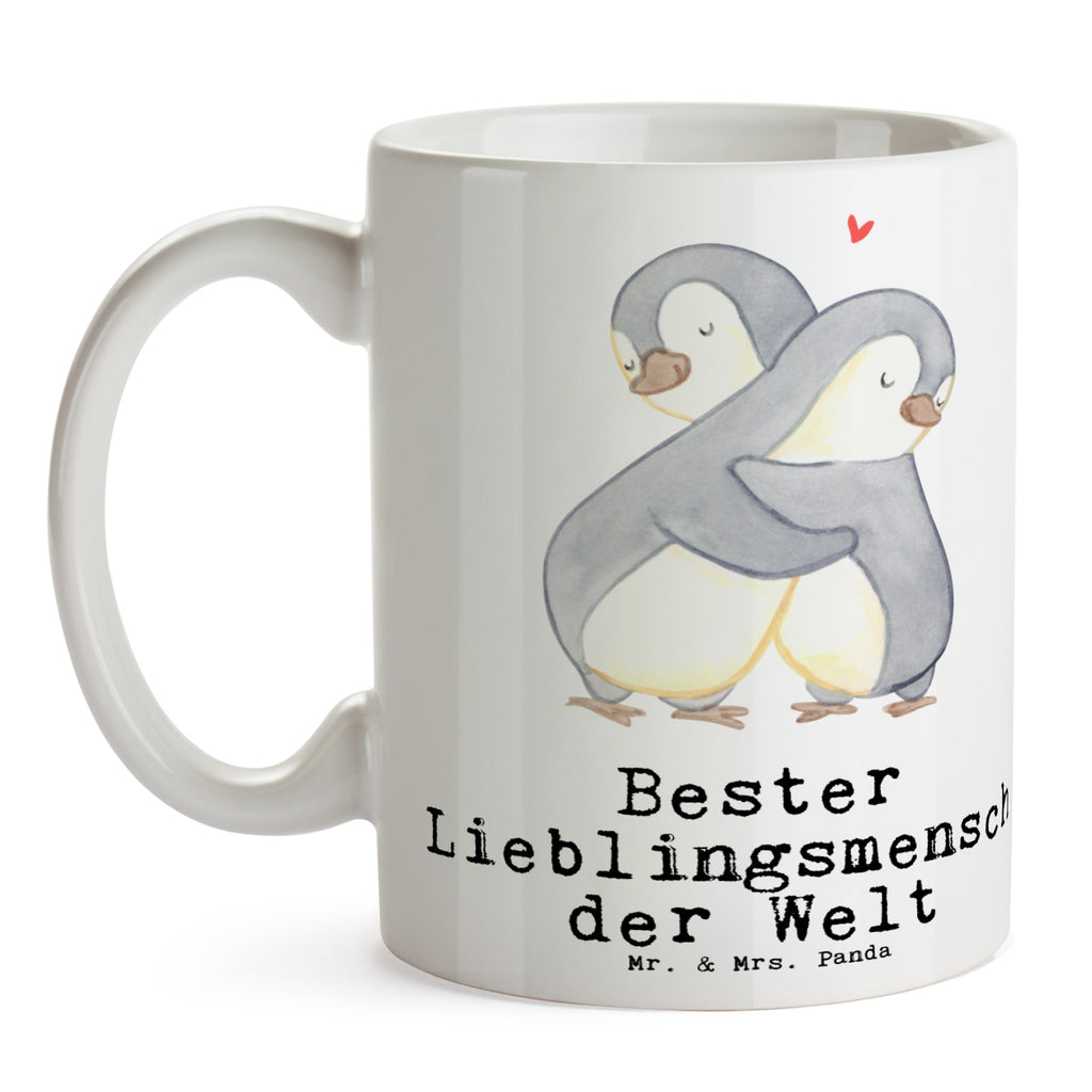 Tasse Pinguin Bester Lieblingsmensch der Welt Becher, Kaffeetasse, Kaffeebecher, Tee, Frühstück, Büro, für, Dankeschön, Geschenk, Schenken, Geburtstag, Geburtstagsgeschenk, Geschenkidee, Danke, Bedanken, Mitbringsel, Freude machen, Geschenktipp, Lieblingsmensch, Lieblings Mensch, Liebling, Partner, Bae, beste Freundin, Freund, Liebe, Herz, Love, Mama, Papa, Familie