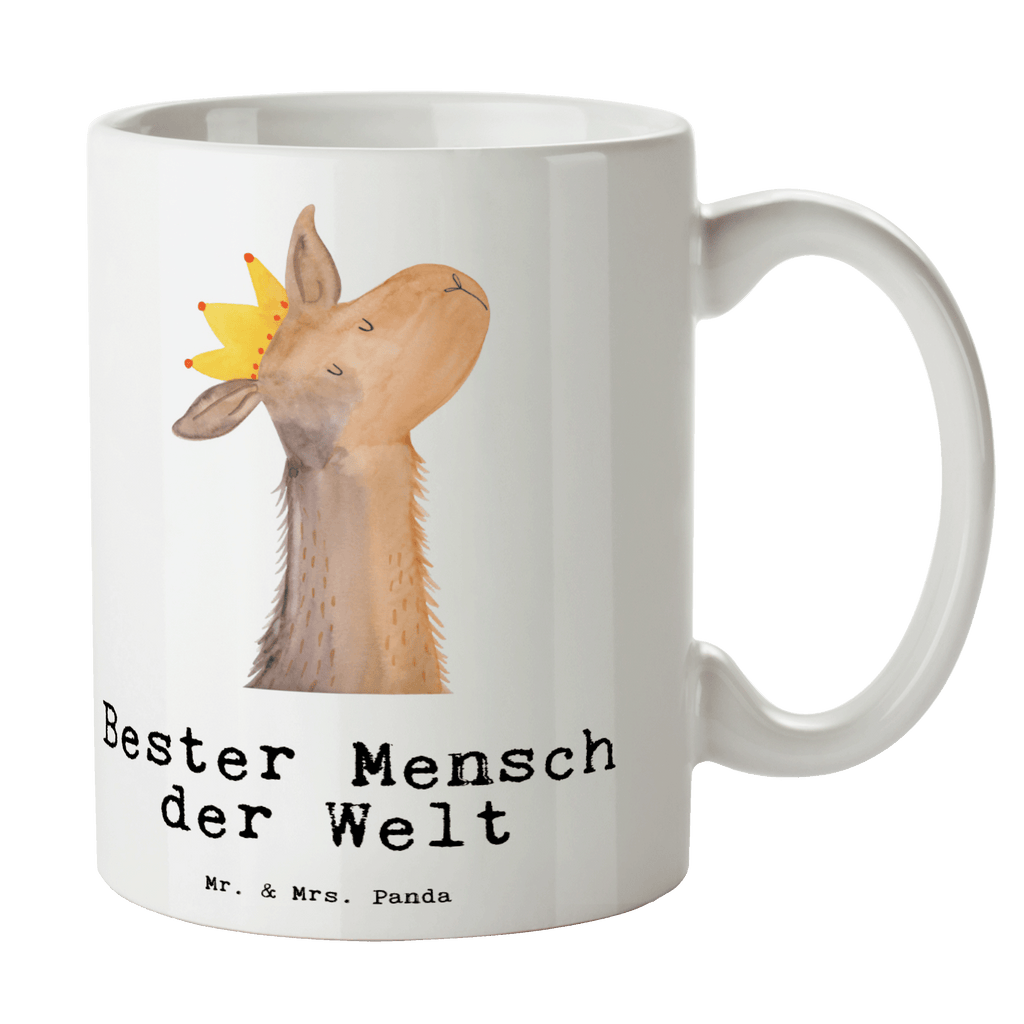 Tasse Lama Bester Mensch der Welt Becher, Kaffeetasse, Kaffeebecher, Tee, Frühstück, Büro, für, Dankeschön, Geschenk, Schenken, Geburtstag, Geburtstagsgeschenk, Geschenkidee, Danke, Bedanken, Mitbringsel, Freude machen, Geschenktipp, Lieblingsmensch, Liebling, Lieblings Mensch, tollster Mensch, Vorbild, Partner, Ehemann, Ehefrau, Liebe, Valentinstag