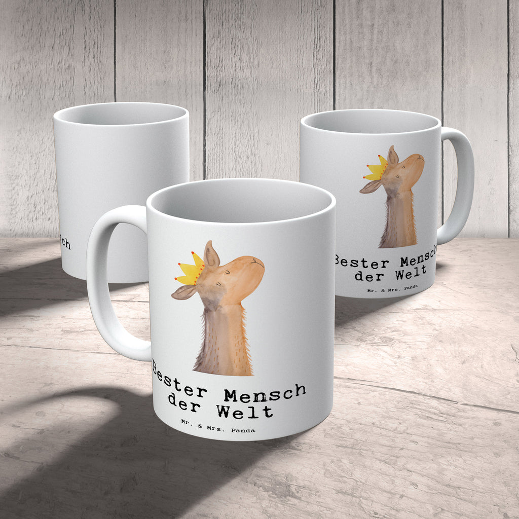 Tasse Lama Bester Mensch der Welt Becher, Kaffeetasse, Kaffeebecher, Tee, Frühstück, Büro, für, Dankeschön, Geschenk, Schenken, Geburtstag, Geburtstagsgeschenk, Geschenkidee, Danke, Bedanken, Mitbringsel, Freude machen, Geschenktipp, Lieblingsmensch, Liebling, Lieblings Mensch, tollster Mensch, Vorbild, Partner, Ehemann, Ehefrau, Liebe, Valentinstag