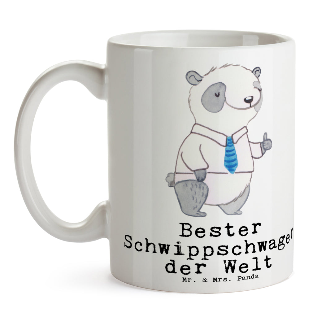 Tasse Panda Bester Schwippschwager der Welt Becher, Kaffeetasse, Kaffeebecher, Tee, Frühstück, Büro, für, Dankeschön, Geschenk, Schenken, Geburtstag, Geburtstagsgeschenk, Geschenkidee, Danke, Bedanken, Mitbringsel, Freude machen, Geschenktipp, Schwippschwager, Schwibschwager, Schwipschwager, Schwager, Schwager des Ehepartners, Familie, Verwandtschaft, angeheiratet