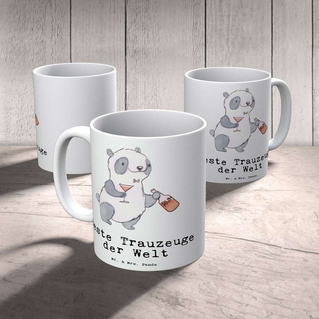 Tasse Panda Bester Trauzeuge der Welt
