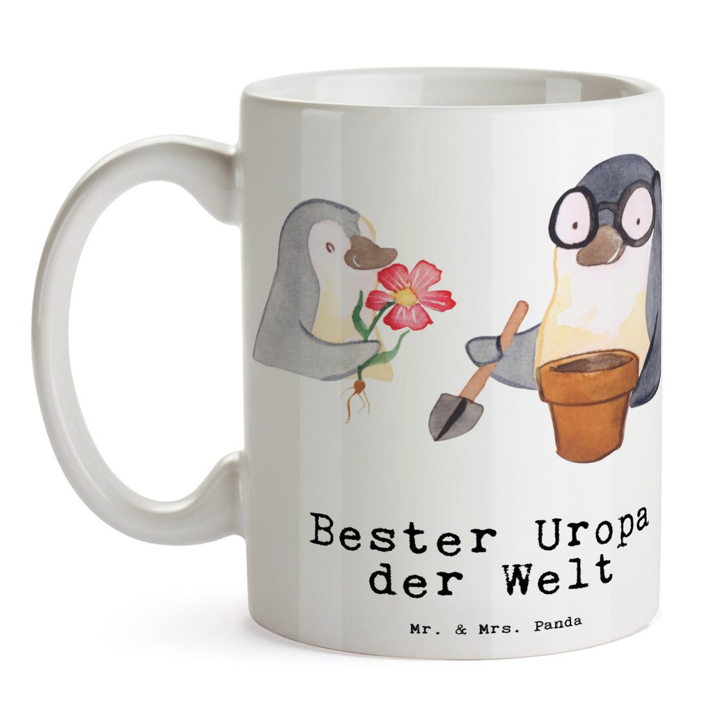 Tasse Pinguin Bester Uropa der Welt Becher, Kaffeetasse, Kaffeebecher, Tee, Frühstück, Büro, für, Dankeschön, Geschenk, Schenken, Geburtstag, Geburtstagsgeschenk, Geschenkidee, Danke, Bedanken, Mitbringsel, Freude machen, Geschenktipp, Uropa, Uhropa, Ur Opa, Urgroßeltern, Grossvater, Großvater, Opa, Opi. Großpapa, Großeltern, Enkel, Enkelin, Enkelkind, Kleinigkeit, Oppa, Oppi, Bester, Uropa Mitbringsel