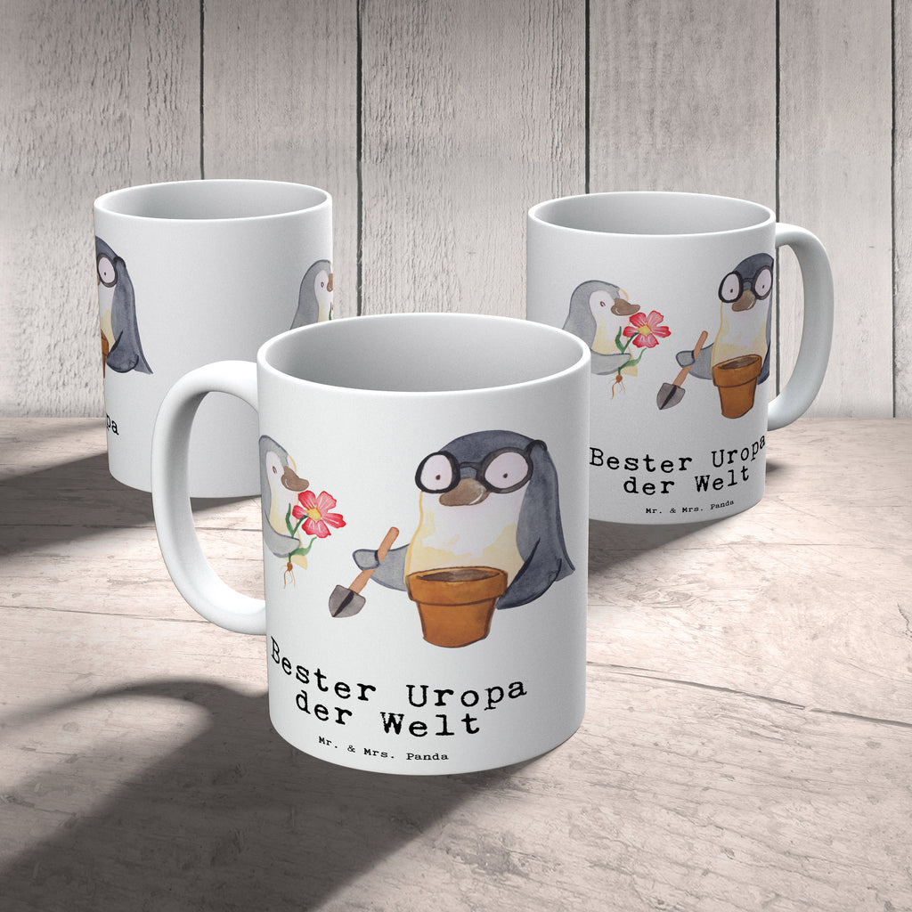 Tasse Pinguin Bester Uropa der Welt Becher, Kaffeetasse, Kaffeebecher, Tee, Frühstück, Büro, für, Dankeschön, Geschenk, Schenken, Geburtstag, Geburtstagsgeschenk, Geschenkidee, Danke, Bedanken, Mitbringsel, Freude machen, Geschenktipp, Uropa, Uhropa, Ur Opa, Urgroßeltern, Grossvater, Großvater, Opa, Opi. Großpapa, Großeltern, Enkel, Enkelin, Enkelkind, Kleinigkeit, Oppa, Oppi, Bester, Uropa Mitbringsel