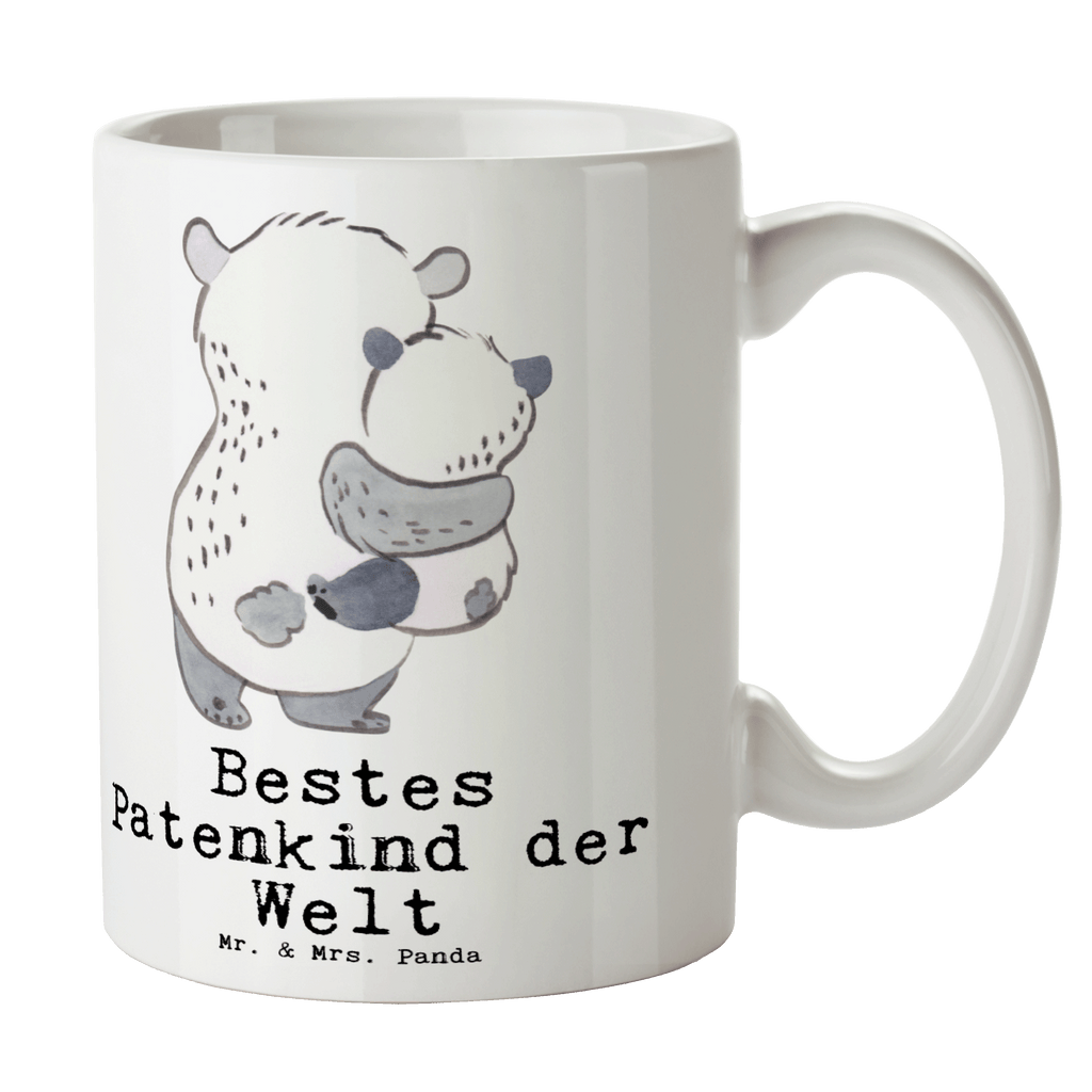 Tasse Panda Bestes Patenkind der Welt Becher, Kaffeetasse, Kaffeebecher, Tee, Frühstück, Büro, für, Dankeschön, Geschenk, Schenken, Geburtstag, Geburtstagsgeschenk, Geschenkidee, Danke, Bedanken, Mitbringsel, Freude machen, Geschenktipp, Patenkind, Paten Kind, Pate, Taufe, Taufgeschenk, Patenonkel, Patentante, Tauffeier, Täufling, Nichte, Neffe