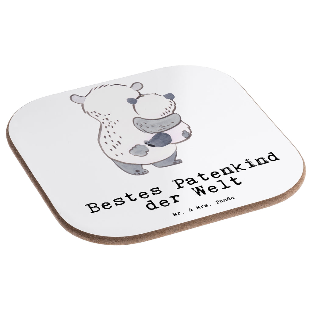 Quadratische Untersetzer Panda Bestes Patenkind der Welt Bierdeckel, Glasuntersetzer, Untersetzer Gläser, Getränkeuntersetzer, für, Dankeschön, Geschenk, Schenken, Geburtstag, Geburtstagsgeschenk, Geschenkidee, Danke, Bedanken, Mitbringsel, Freude machen, Geschenktipp, Patenkind, Paten Kind, Pate, Taufe, Taufgeschenk, Patenonkel, Patentante, Tauffeier, Täufling, Nichte, Neffe