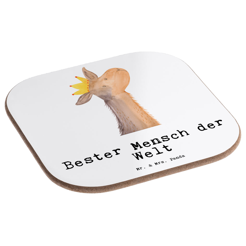 Quadratische Untersetzer Lama Bester Mensch der Welt Bierdeckel, Glasuntersetzer, Untersetzer Gläser, Getränkeuntersetzer, für, Dankeschön, Geschenk, Schenken, Geburtstag, Geburtstagsgeschenk, Geschenkidee, Danke, Bedanken, Mitbringsel, Freude machen, Geschenktipp, Lieblingsmensch, Liebling, Lieblings Mensch, tollster Mensch, Vorbild, Partner, Ehemann, Ehefrau, Liebe, Valentinstag
