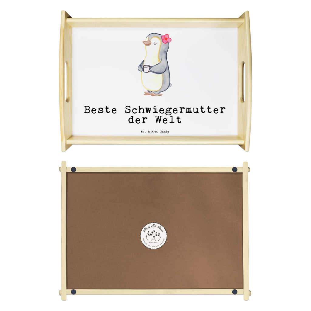 Serviertablett Pinguin Beste Schwiegermutter der Welt Tablett, Holztablett, Küchentablett, Dekotablett, Frühstückstablett, für, Dankeschön, Geschenk, Schenken, Geburtstag, Geburtstagsgeschenk, Geschenkidee, Danke, Bedanken, Mitbringsel, Freude machen, Geschenktipp, Schwiegermutter, Schwiegermama, Schwiegereltern, Mama, Mutter, Mutter des Ehepartners, angeheiratet