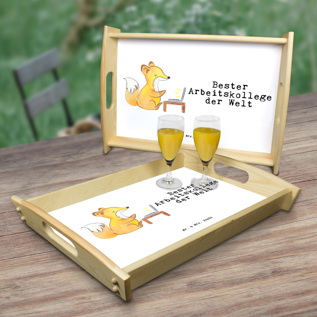 Serviertablett Fuchs Bester Arbeitskollege der Welt Tablett, Holztablett, Küchentablett, Dekotablett, Frühstückstablett, für, Dankeschön, Geschenk, Schenken, Geburtstag, Geburtstagsgeschenk, Geschenkidee, Danke, Bedanken, Mitbringsel, Freude machen, Geschenktipp, Arbeitskollege, Kollege, Büro, Abschiedsgeschenk, Ruhestand, Arbeit, Mitarbeiter, Berufsgenosse, Beruf