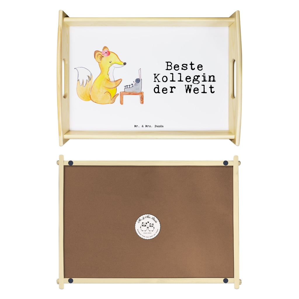Serviertablett Fuchs Beste Kollegin der Welt Tablett, Holztablett, Küchentablett, Dekotablett, Frühstückstablett, für, Dankeschön, Geschenk, Schenken, Geburtstag, Geburtstagsgeschenk, Geschenkidee, Danke, Bedanken, Mitbringsel, Freude machen, Geschenktipp, Arbeitskollegin, Kollegin, Freundin, Büro, Abschiedsgeschenk, Ruhestand, Arbeit, Mitarbeiterin, Berufsgenossin, Beruf