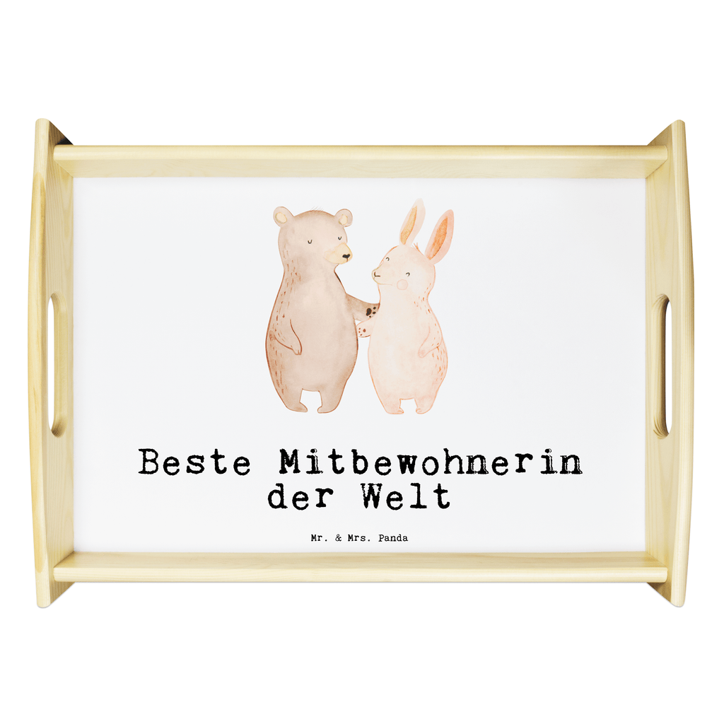 Serviertablett Hase Beste Mitbewohnerin der Welt Tablett, Holztablett, Küchentablett, Dekotablett, Frühstückstablett, für, Dankeschön, Geschenk, Schenken, Geburtstag, Geburtstagsgeschenk, Geschenkidee, Danke, Bedanken, Mitbringsel, Freude machen, Geschenktipp, Mitbewohnerin, WG, Zimmernachbarin, Wohngemeinschaft, WG-Bewohnerin, Zimmerkollegin, Zimmergenossin, Stubenkameradin