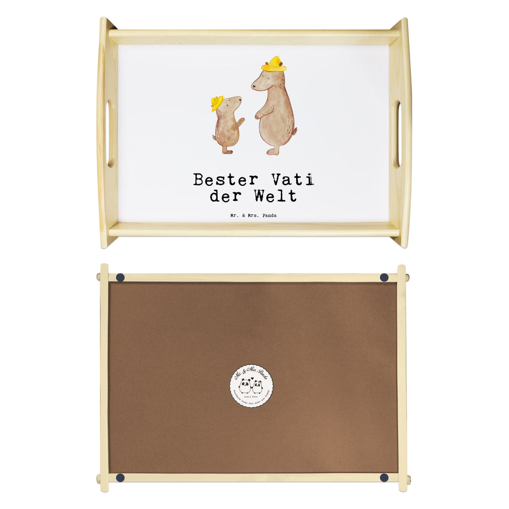 Serviertablett Bär Bester Vati der Welt Tablett, Holztablett, Küchentablett, Dekotablett, Frühstückstablett, für, Dankeschön, Geschenk, Schenken, Geburtstag, Geburtstagsgeschenk, Geschenkidee, Danke, Bedanken, Mitbringsel, Freude machen, Geschenktipp, Vater, Papa, Dad, Daddy, Paps, Papi, Vati, Eltern, Geschenk Vater, Mann, Familie, Bester, Kleinigkeit