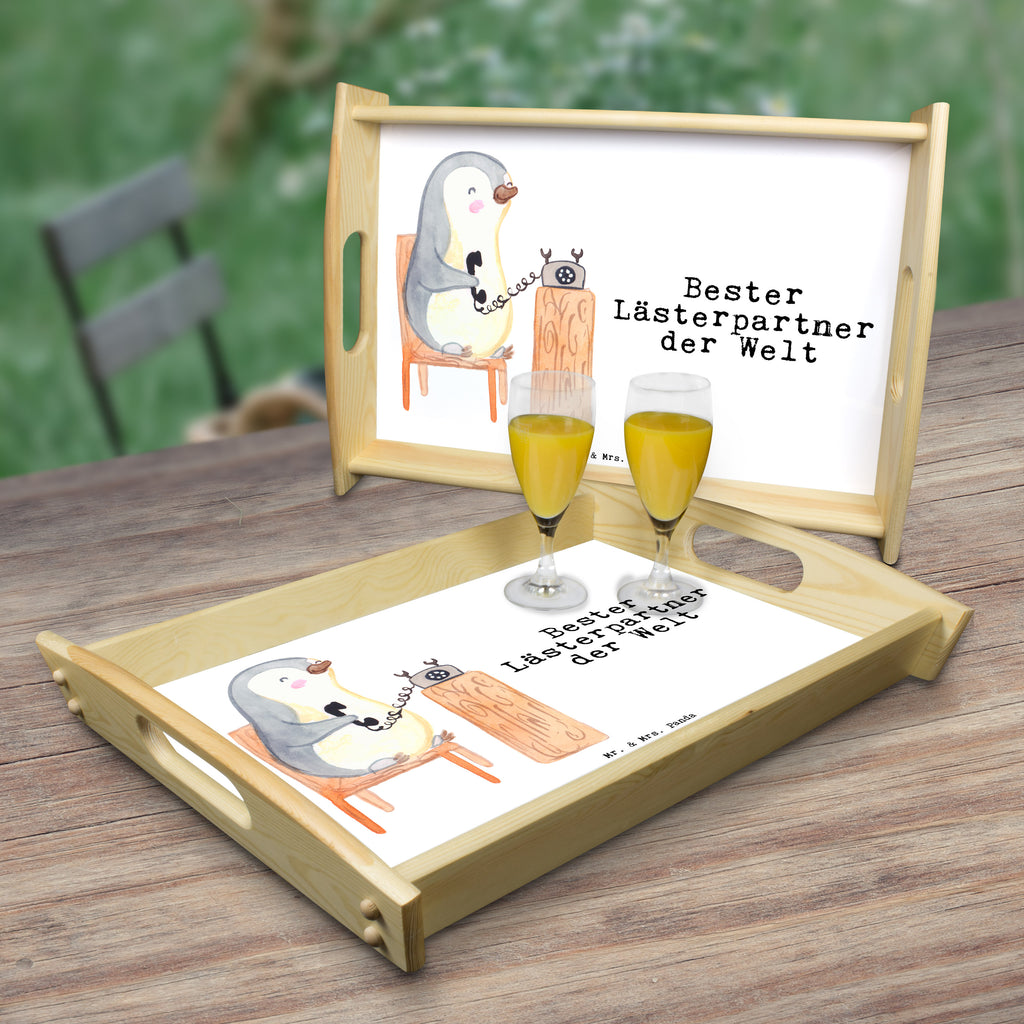 Serviertablett Pinguin Bester Lästerpartner der Welt Tablett, Holztablett, Küchentablett, Dekotablett, Frühstückstablett, für, Dankeschön, Geschenk, Schenken, Geburtstag, Geburtstagsgeschenk, Geschenkidee, Danke, Bedanken, Mitbringsel, Freude machen, Geschenktipp, Lästerpartner, Lesterpartner, lestern, Lästerschwester, Lästern, beste Freundin, Freundin, Spaß, bff