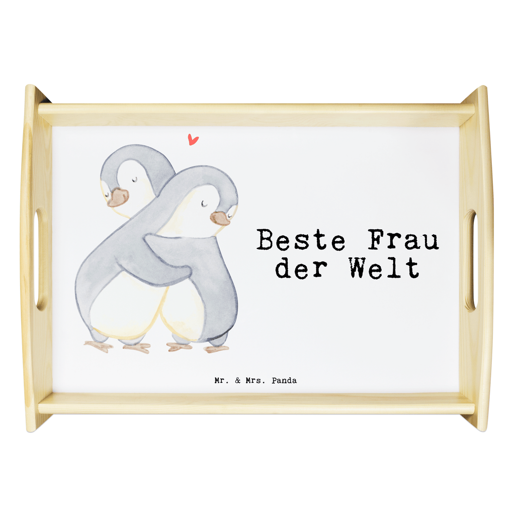 Serviertablett Pinguin Beste Frau der Welt Tablett, Holztablett, Küchentablett, Dekotablett, Frühstückstablett, für, Dankeschön, Geschenk, Schenken, Geburtstag, Geburtstagsgeschenk, Geschenkidee, Danke, Bedanken, Mitbringsel, Freude machen, Geschenktipp, Beste, Frau, Ehefrau, Partnerin, Freundin, Traumfrau, Liebling, Ehepartner, Ehe, Gattin, Lebensgefährtin, Braut, Kleinigkeit