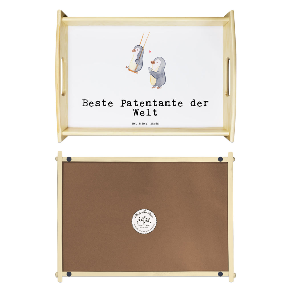 Serviertablett Pinguin Beste Patentante der Welt Tablett, Holztablett, Küchentablett, Dekotablett, Frühstückstablett, für, Dankeschön, Geschenk, Schenken, Geburtstag, Geburtstagsgeschenk, Geschenkidee, Danke, Bedanken, Mitbringsel, Freude machen, Geschenktipp, Patentante, Paten Tante, Lieblingstante, Taufpartner, Taufe, Familie, Kleinigkeit, Nichte, Neffe