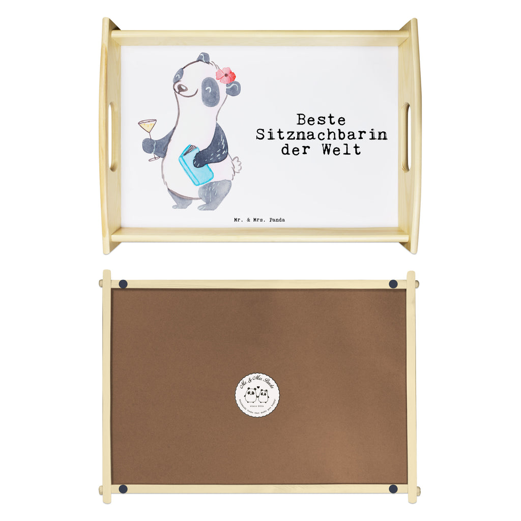 Serviertablett Panda Beste Sitznachbarin der Welt Tablett, Holztablett, Küchentablett, Dekotablett, Frühstückstablett, für, Dankeschön, Geschenk, Schenken, Geburtstag, Geburtstagsgeschenk, Geschenkidee, Danke, Bedanken, Mitbringsel, Freude machen, Geschenktipp, Sitznachbarin, Stuhlnachbar, Mitschülerin, Nachbarin, Uni, Universität, Seminar, Kommilitone, Tischnachbar, Schule, Mitstudentin, Hochschule, Beste Sitznachbarin der Welt, Weltbeste Sitznachbarin