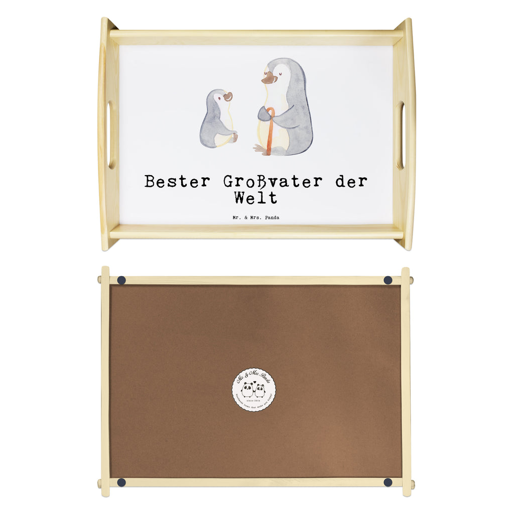 Serviertablett Pinguin Bester Großvater der Welt Tablett, Holztablett, Küchentablett, Dekotablett, Frühstückstablett, für, Dankeschön, Geschenk, Schenken, Geburtstag, Geburtstagsgeschenk, Geschenkidee, Danke, Bedanken, Mitbringsel, Freude machen, Geschenktipp, Großvater, Grossvater, Opa, Opi. Großpapa, Großeltern, enkel, Enkelin, Enkelkind, Kleinigkeit, Oppa, Oppi, Bester