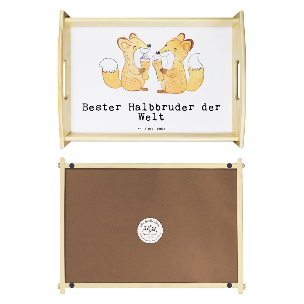 Serviertablett Fuchs Bester Halbbruder der Welt Tablett, Holztablett, Küchentablett, Dekotablett, Frühstückstablett, für, Dankeschön, Geschenk, Schenken, Geburtstag, Geburtstagsgeschenk, Geschenkidee, Danke, Bedanken, Mitbringsel, Freude machen, Geschenktipp, Halbbruder, Stiefbruder, Stief, Stiefgeschwister, Bruder, Brudi, Geschwister, Bruderherz, Schwester, Familie, Kleinigkeit, Brother, Bester, Sohn