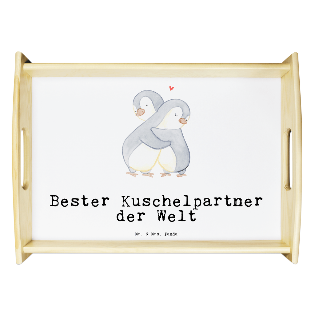 Serviertablett Pinguin Bester Kuschelpartner der Welt Tablett, Holztablett, Küchentablett, Dekotablett, Frühstückstablett, für, Dankeschön, Geschenk, Schenken, Geburtstag, Geburtstagsgeschenk, Geschenkidee, Danke, Bedanken, Mitbringsel, Freude machen, Geschenktipp, Kuschelpartner, Lebenspartner, Ehepartner, Partner, Ehemann, Ehefrau, Kuscheln, Netflix, Bett, Liebe, Freund, Freundin, Hochzeitstag, verliebt