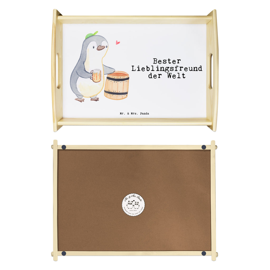 Serviertablett Pinguin Bester Lieblingsfreund der Welt Tablett, Holztablett, Küchentablett, Dekotablett, Frühstückstablett, für, Dankeschön, Geschenk, Schenken, Geburtstag, Geburtstagsgeschenk, Geschenkidee, Danke, Bedanken, Mitbringsel, Freude machen, Geschenktipp, Lieblingsfreund, Freund, Partner, Lieblingsmensch, Lieblings Mensch, Liebling, Bae, bester Freund, Liebe, Herz, Love