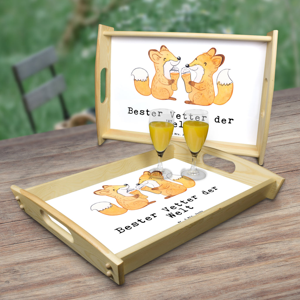 Serviertablett Fuchs Bester Vetter der Welt Tablett, Holztablett, Küchentablett, Dekotablett, Frühstückstablett, für, Dankeschön, Geschenk, Schenken, Geburtstag, Geburtstagsgeschenk, Geschenkidee, Danke, Bedanken, Mitbringsel, Freude machen, Geschenktipp, Vetter, Cousin, Kousin, Sohn von Onkel, Sohn von Tante, Familie, Verwandtschaft, Cousine
