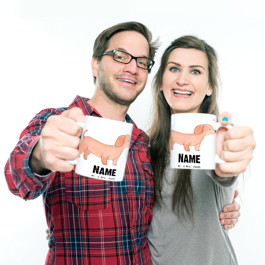 Personalisierte Tasse Dackel Kurzhaardackel Lebensretter Personalisierte Tasse, Namenstasse, Wunschname, Personalisiert, Tasse, Namen, Drucken, Tasse mit Namen, Hund, Hunderasse, Rassehund, Hundebesitzer, Geschenk, Tierfreund, Schenken, Welpe, Teckel, Dachshund, Kurzhaardackel