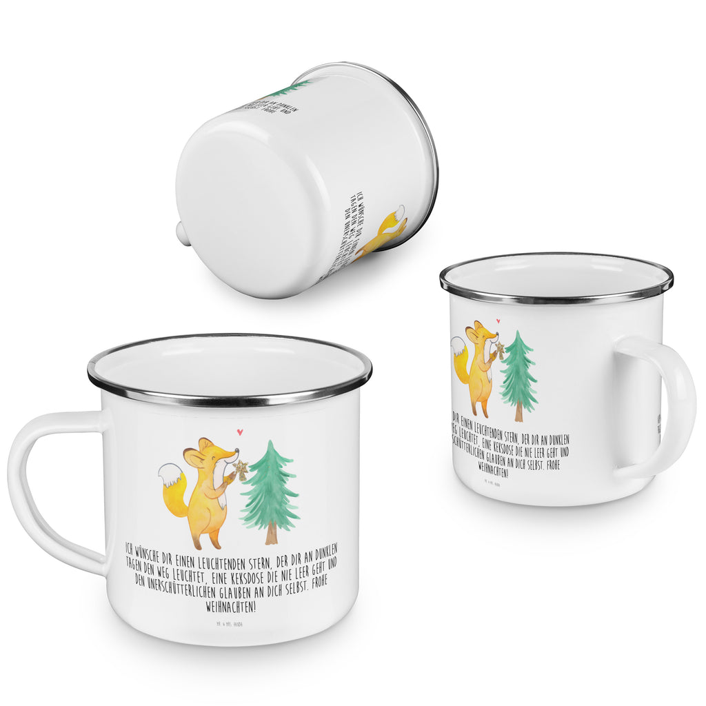 Camping Emaille Tasse Fuchs  Weihnachtsbaum Campingtasse, Trinkbecher, Metalltasse, Outdoor Tasse, Emaille Trinkbecher, Blechtasse Outdoor, Emaille Campingbecher, Edelstahl Trinkbecher, Metalltasse für Camping, Kaffee Blechtasse, Camping Tasse Metall, Winter, Weihnachten, Weihnachtsdeko, Nikolaus, Advent, Heiligabend, Wintermotiv, Weihnachtsmann, Weihnachtstage, Fuchs, Schlittschuh, Weihnachtszeit, Weihnachtsdekoration