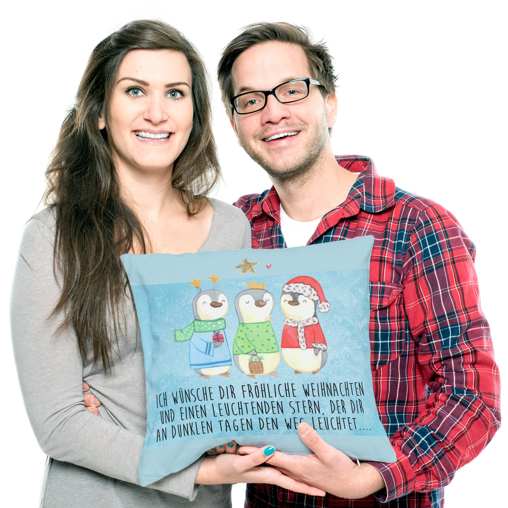 40x40 Kissen Winterzeit Heilige drei Könige Kissenhülle, Kopfkissen, Sofakissen, Dekokissen, Motivkissen, Winter, Weihnachten, Weihnachtsdeko, Nikolaus, Advent, Heiligabend, Wintermotiv, Weihnachtsmann, Heilige drei Könige, Weihnachtstage, Weihnachtszeit