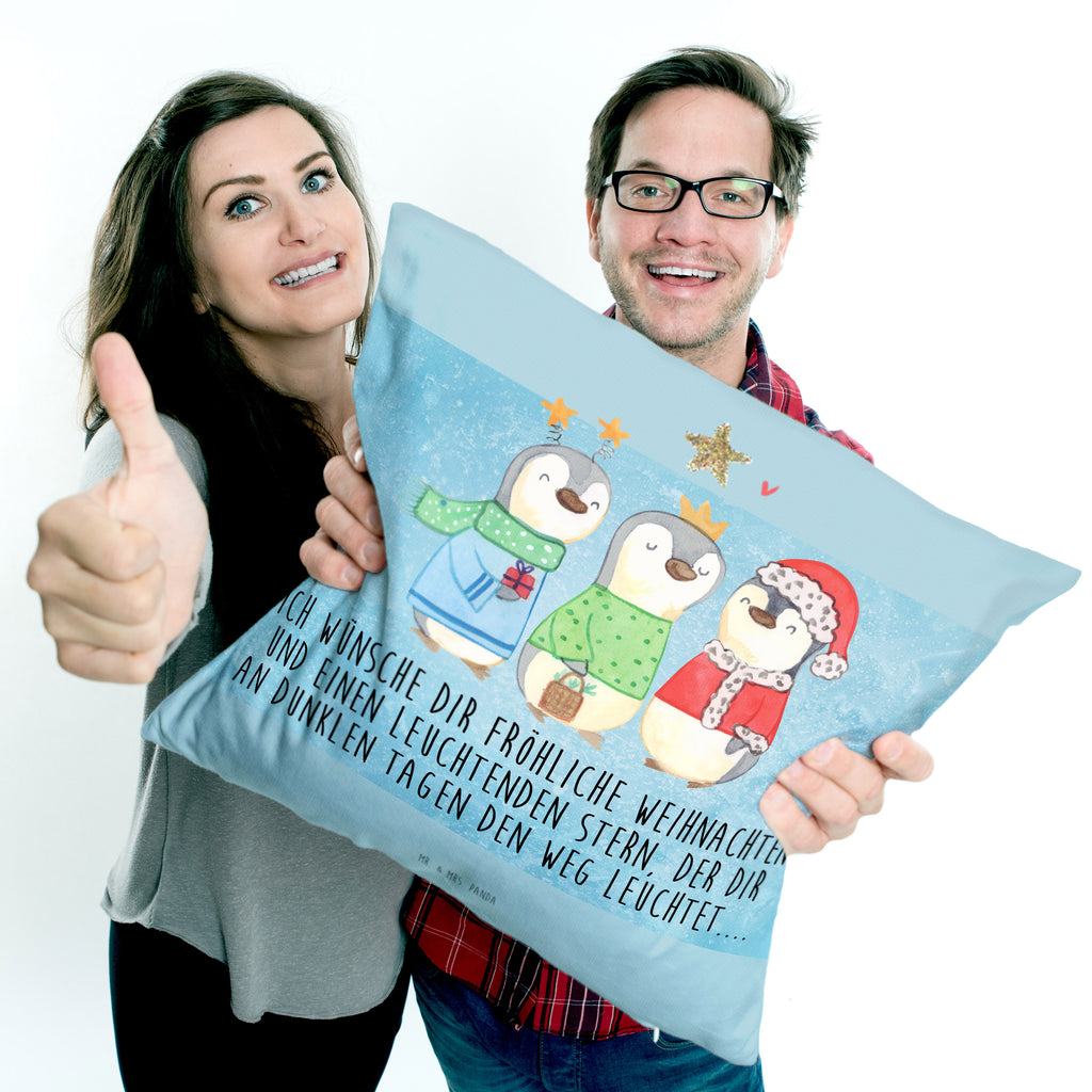 40x40 Kissen Winterzeit Heilige drei Könige Kissenhülle, Kopfkissen, Sofakissen, Dekokissen, Motivkissen, Winter, Weihnachten, Weihnachtsdeko, Nikolaus, Advent, Heiligabend, Wintermotiv, Weihnachtsmann, Heilige drei Könige, Weihnachtstage, Weihnachtszeit