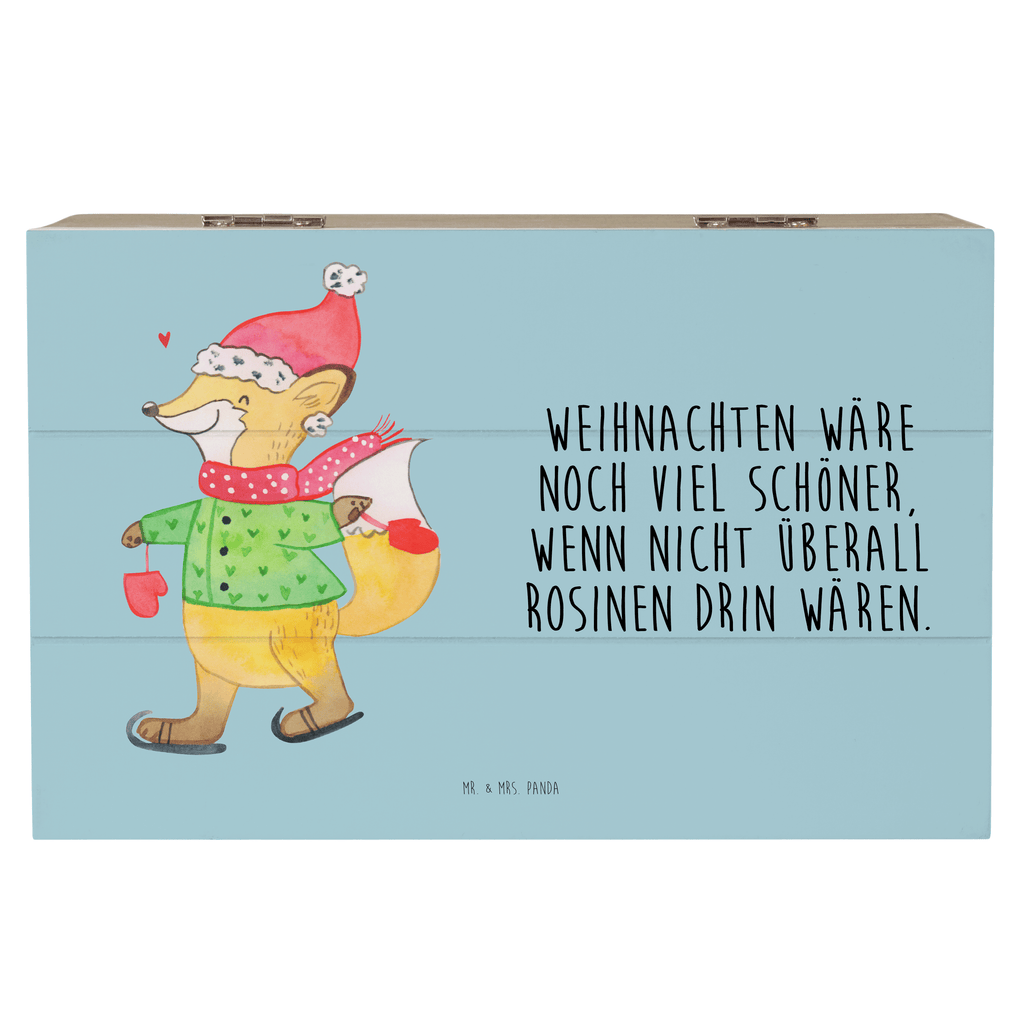 Holzkiste Fuchs  Schlittschuhe Holzkiste, Kiste, Schatzkiste, Truhe, Schatulle, XXL, Erinnerungsbox, Erinnerungskiste, Dekokiste, Aufbewahrungsbox, Winter, Weihnachten, Weihnachtsdeko, Nikolaus, Advent, Heiligabend, Wintermotiv, Weihnachtsmann, Weihnachtstage, Weihnachtsbaum, Tannenbaum, Weihnachtszeit