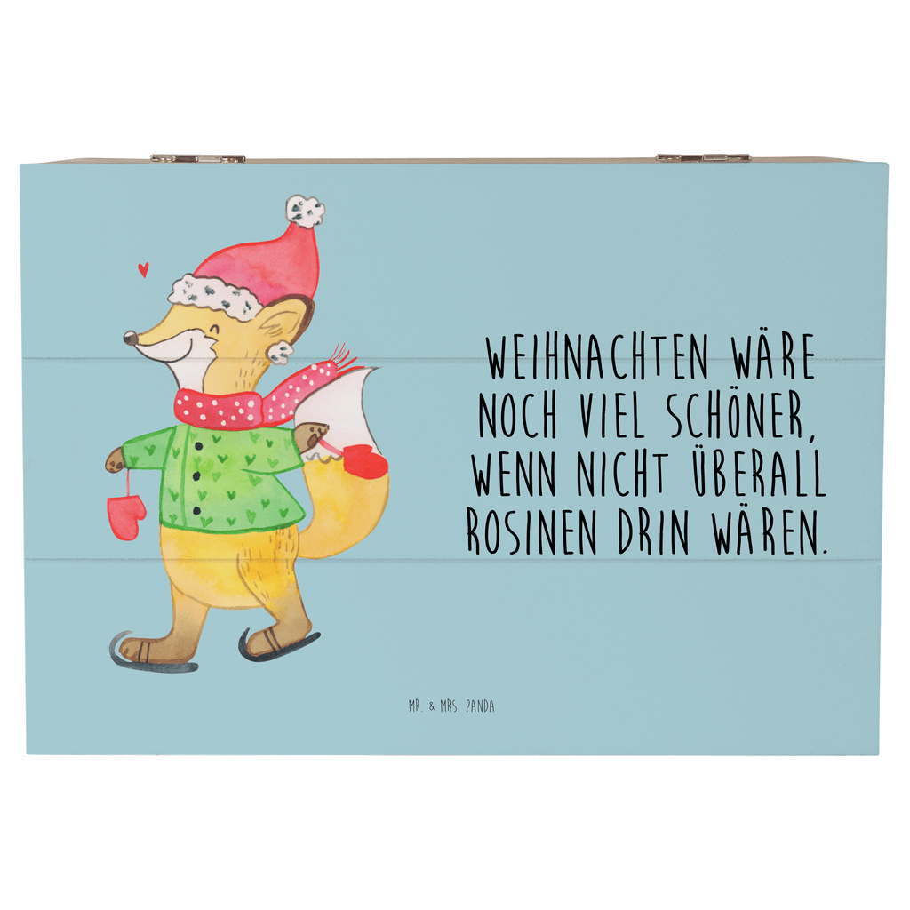 Holzkiste Fuchs  Schlittschuhe Holzkiste, Kiste, Schatzkiste, Truhe, Schatulle, XXL, Erinnerungsbox, Erinnerungskiste, Dekokiste, Aufbewahrungsbox, Winter, Weihnachten, Weihnachtsdeko, Nikolaus, Advent, Heiligabend, Wintermotiv, Weihnachtsmann, Weihnachtstage, Weihnachtsbaum, Tannenbaum, Weihnachtszeit