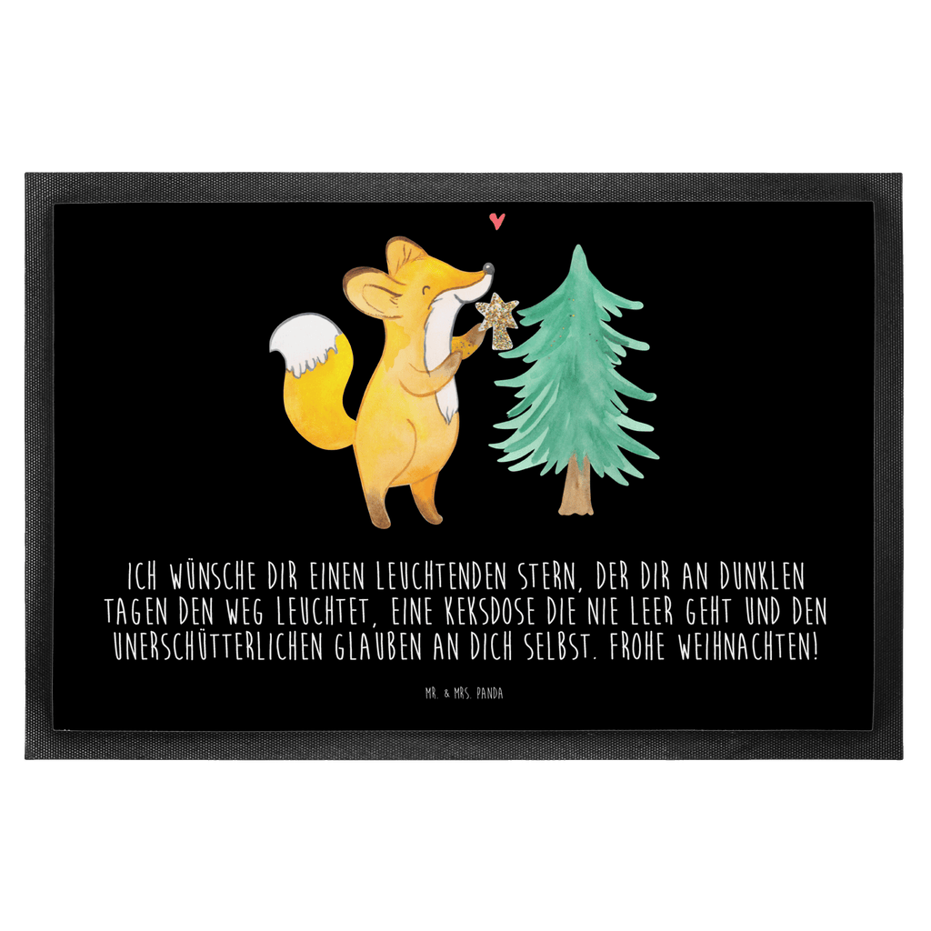 Fußmatte Fuchs  Weihnachtsbaum Winter, Weihnachten, Weihnachtsmann, Heiligabend, Weihnachtstage, Fuchs, Schlittschuh, Weihnachtszeit, Weihnachtsdekoration Türvorleger, Schmutzmatte, Fußabtreter, Matte, Schmutzfänger, Fußabstreifer, Schmutzfangmatte, Türmatte, Motivfußmatte,  Haustürmatte, Vorleger  Winter, Weihnachten, Weihnachtsdeko, Nikolaus, Advent, Heiligabend, Wintermotiv