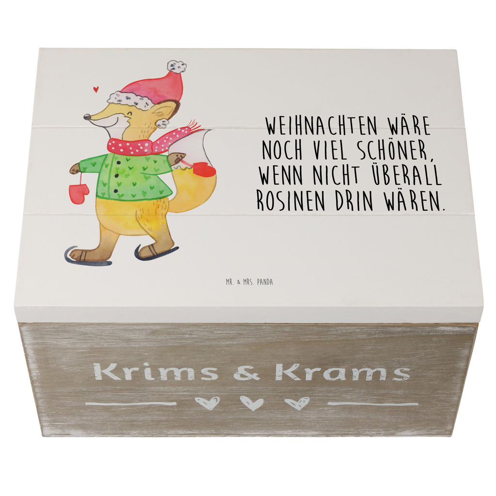 Holzkiste Fuchs  Schlittschuhe Holzkiste, Kiste, Schatzkiste, Truhe, Schatulle, XXL, Erinnerungsbox, Erinnerungskiste, Dekokiste, Aufbewahrungsbox, Winter, Weihnachten, Weihnachtsdeko, Nikolaus, Advent, Heiligabend, Wintermotiv, Weihnachtsmann, Weihnachtstage, Weihnachtsbaum, Tannenbaum, Weihnachtszeit
