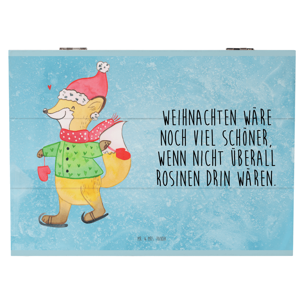 Holzkiste Fuchs  Schlittschuhe Holzkiste, Kiste, Schatzkiste, Truhe, Schatulle, XXL, Erinnerungsbox, Erinnerungskiste, Dekokiste, Aufbewahrungsbox, Winter, Weihnachten, Weihnachtsdeko, Nikolaus, Advent, Heiligabend, Wintermotiv, Weihnachtsmann, Weihnachtstage, Weihnachtsbaum, Tannenbaum, Weihnachtszeit