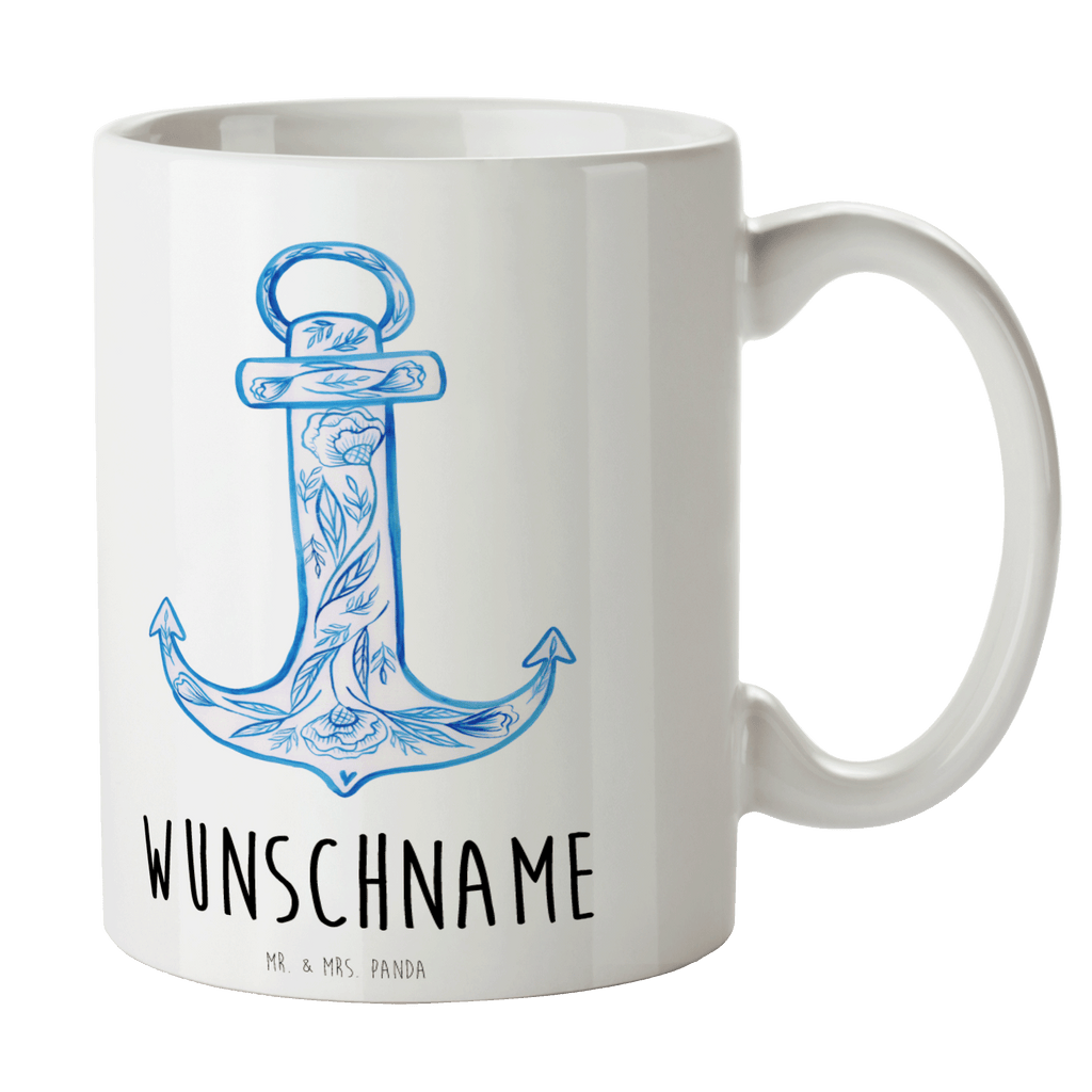 Personalisierte Tasse Anker Blau Personalisierte Tasse, Namenstasse, Wunschname, Personalisiert, Tasse, Namen, Drucken, Tasse mit Namen, Tiermotive, Gute Laune, lustige Sprüche, Tiere