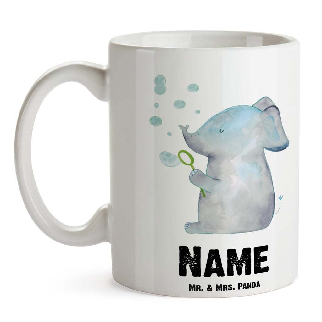 Personalisierte Tasse Elefant Seifenblasen Personalisierte Tasse, Namenstasse, Wunschname, Personalisiert, Tasse, Namen, Drucken, Tasse mit Namen, Tiermotive, Gute Laune, lustige Sprüche, Tiere, Elefant, Elefanten, Dickhäter, Rüsseltier, Seifenblasen, Liebe, Heimat, Gefühl. Daheim, Liebesbeweis, Liebesspruch