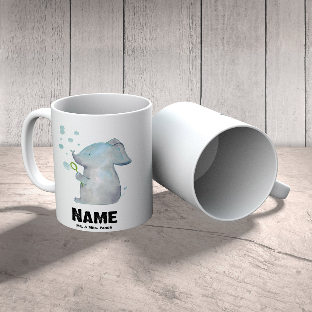 Personalisierte Tasse Elefant Seifenblasen Personalisierte Tasse, Namenstasse, Wunschname, Personalisiert, Tasse, Namen, Drucken, Tasse mit Namen, Tiermotive, Gute Laune, lustige Sprüche, Tiere, Elefant, Elefanten, Dickhäter, Rüsseltier, Seifenblasen, Liebe, Heimat, Gefühl. Daheim, Liebesbeweis, Liebesspruch