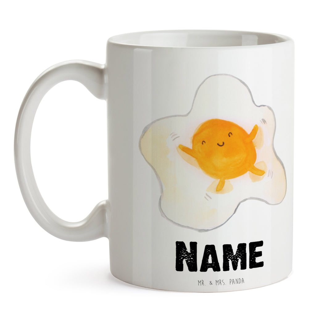 Personalisierte Tasse Spiegelei Personalisierte Tasse, Namenstasse, Wunschname, Personalisiert, Tasse, Namen, Drucken, Tasse mit Namen, Tiermotive, Gute Laune, lustige Sprüche, Tiere, Ei, Spiegelei, Schön, Tag, Glücklich, Liebe