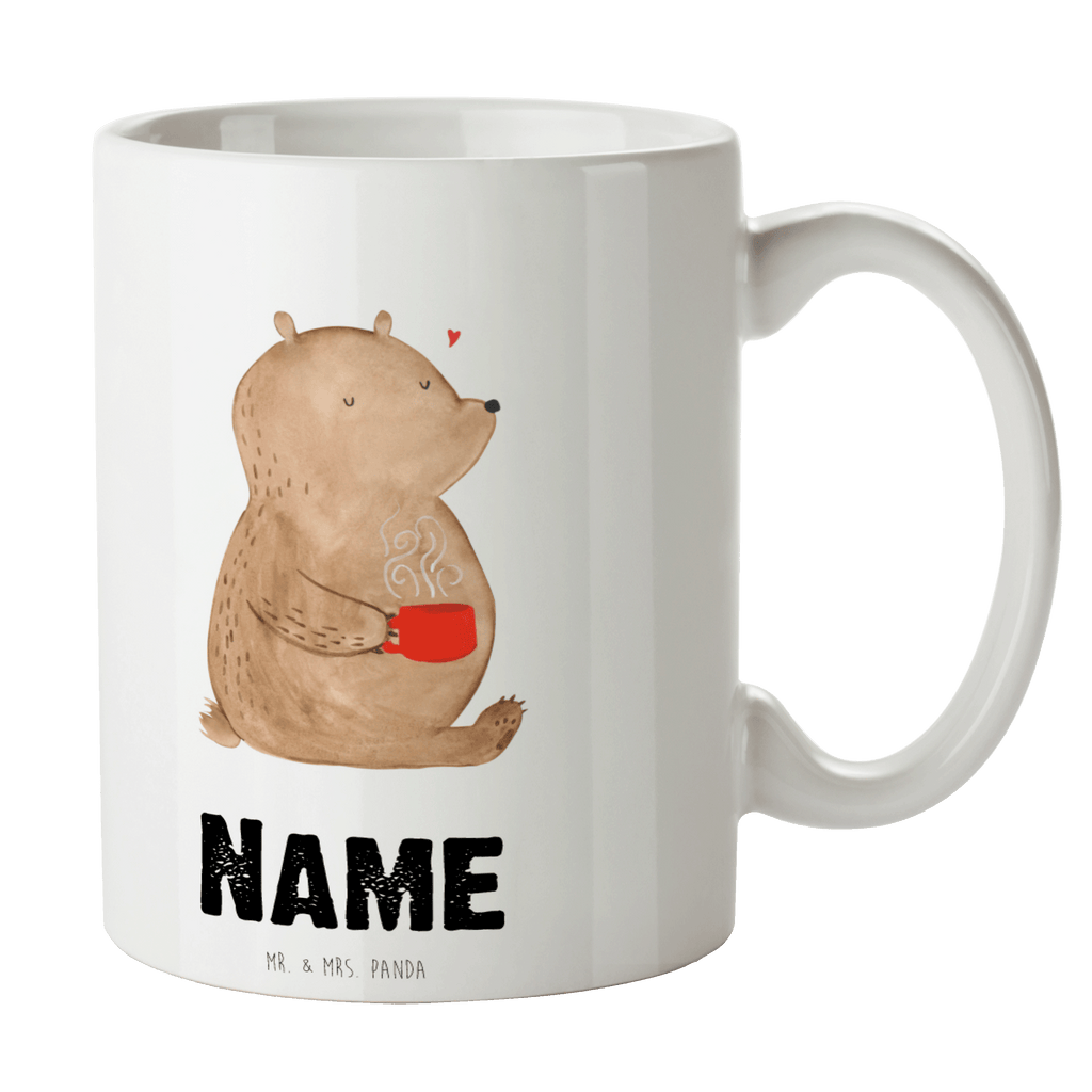 Personalisierte Tasse Bär Kaffee Personalisierte Tasse, Namenstasse, Wunschname, Personalisiert, Tasse, Namen, Drucken, Tasse mit Namen, Bär, Teddy, Teddybär, Kaffee, Coffee, Bären, guten Morgen, Morgenroutine, Welt erobern, Welt retten, Motivation