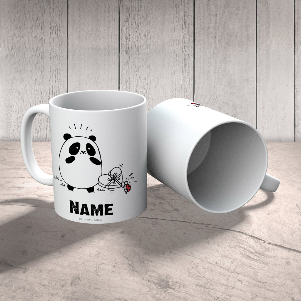 Personalisierte Tasse Easy & Peasy Dankeschön  Personalisierte Tasse, Namenstasse, Wunschname, Personalisiert, Tasse, Namen, Drucken, Tasse mit Namen  