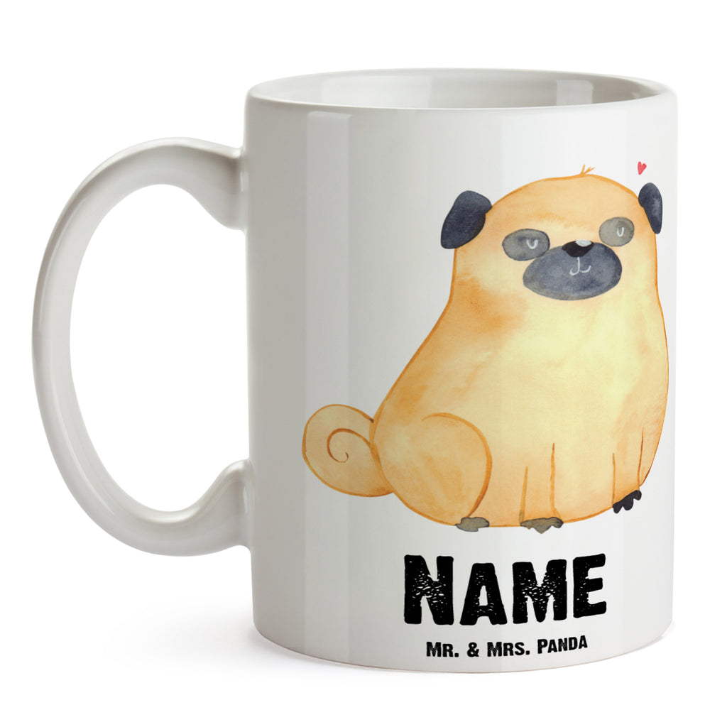 Personalisierte Tasse Mops Personalisierte Tasse, Namenstasse, Wunschname, Personalisiert, Tasse, Namen, Drucken, Tasse mit Namen, Hund, Hundemotiv, Haustier, Hunderasse, Tierliebhaber, Hundebesitzer, Sprüche, Mops, Liebe, Hundeliebe