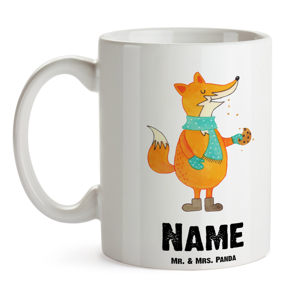 Personalisierte Tasse Fuchs Keks Personalisierte Tasse, Namenstasse, Wunschname, Personalisiert, Tasse, Namen, Drucken, Tasse mit Namen, Fuchs, Füchse, Backen Spruch, Kekse, Winter, Weihnachtszeit, Plätzchen, Liebe, Küche Deko